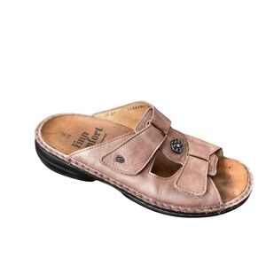 Finn Comfort Pattaya Leather Sandals Pink 38